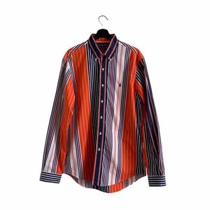 Ralph Lauren Stripe multi color button up